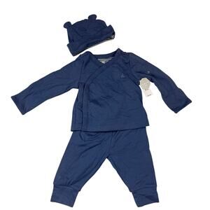 NWT Baby Gap Kimono Set 3 Piece Outfit Stripe Boy Girl Gender Neutral Layette